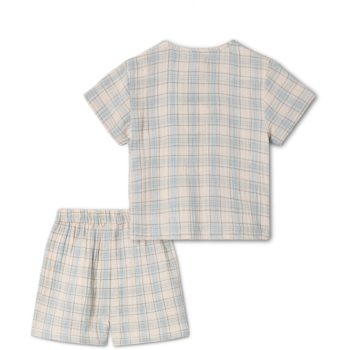 Fliink Sandshell Check Cha Cha Shorts Set