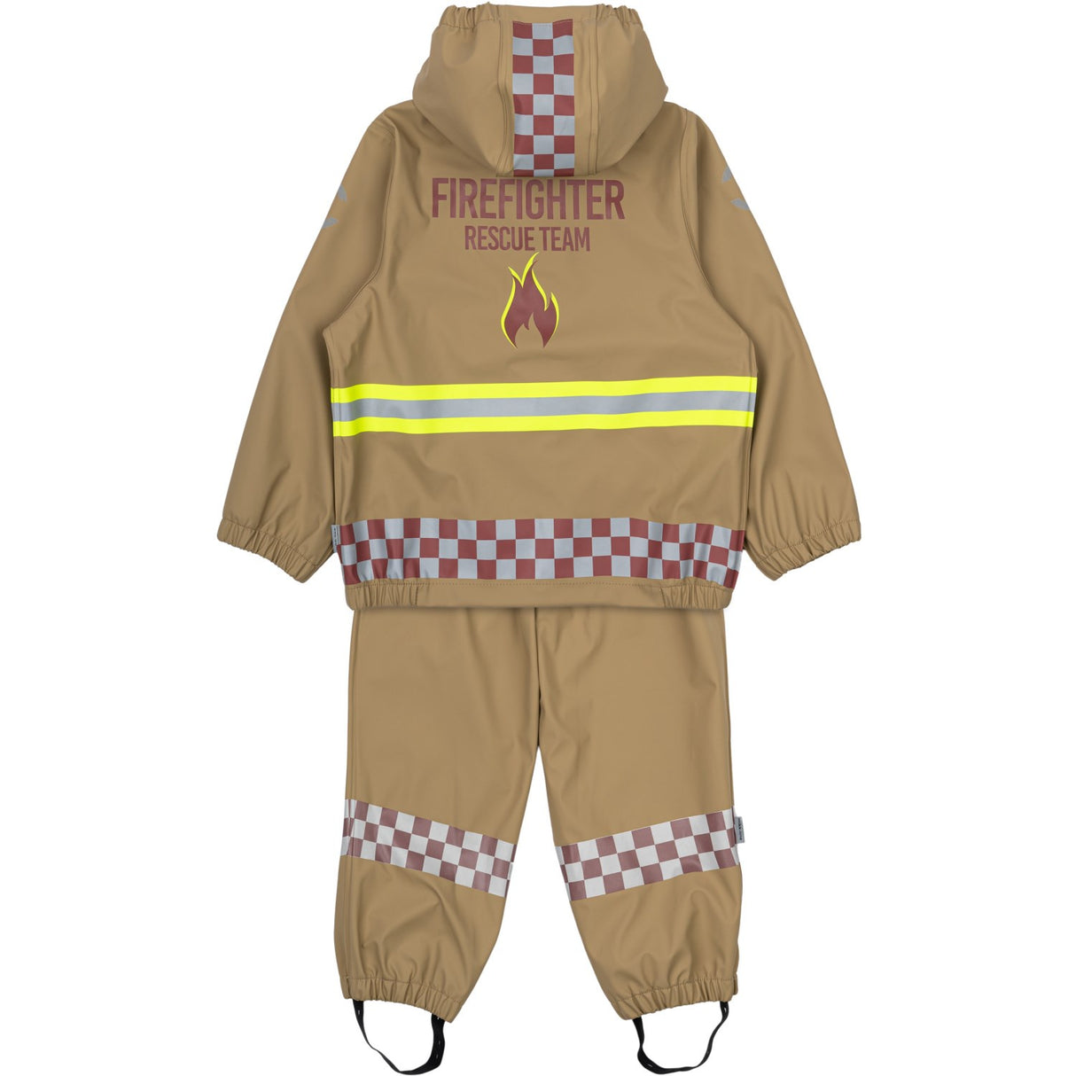 Mikk-Line Kelp Firefighter Suspenders Rain Set