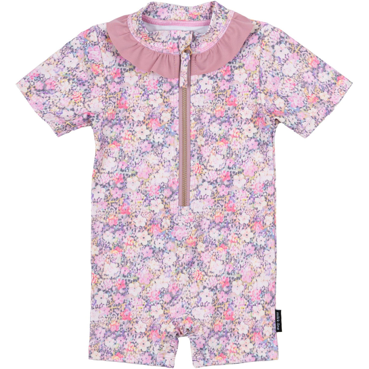 Mikk-Line Lilas AOP UV Suit Frill Recycled