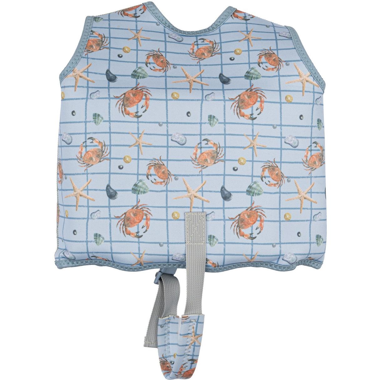 Mikk-Line Faded Denim AOP Swim Vest