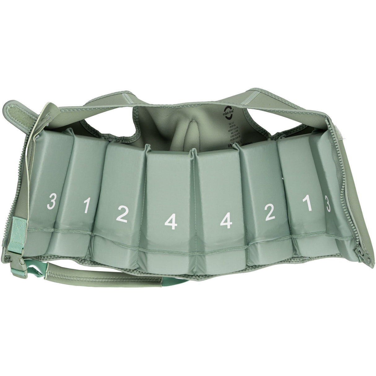 Mikk-Line Green Bay Solid Swim Vest