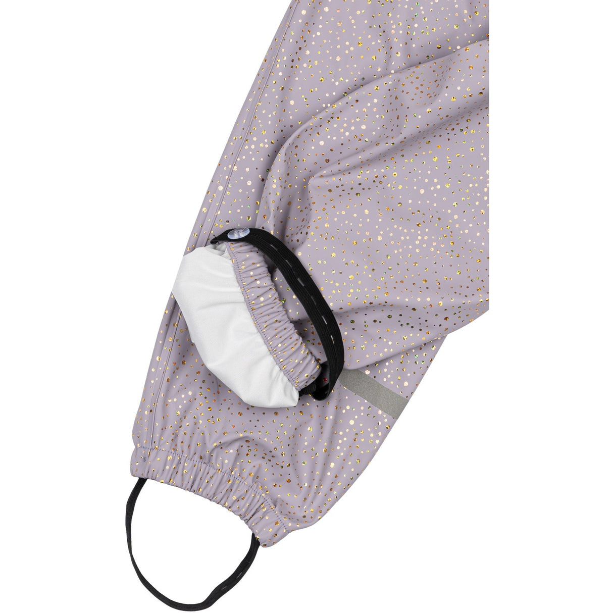 Mikk-Line Lavender Aura Suspenders PU Glitter Rain Set Recycled