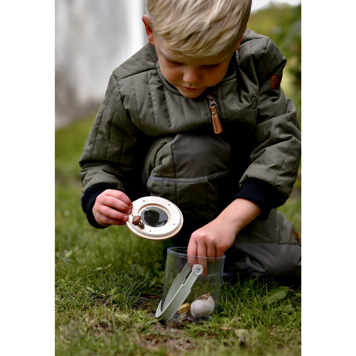 Mikk-Line Dusty Olive Duvet Boys Pants