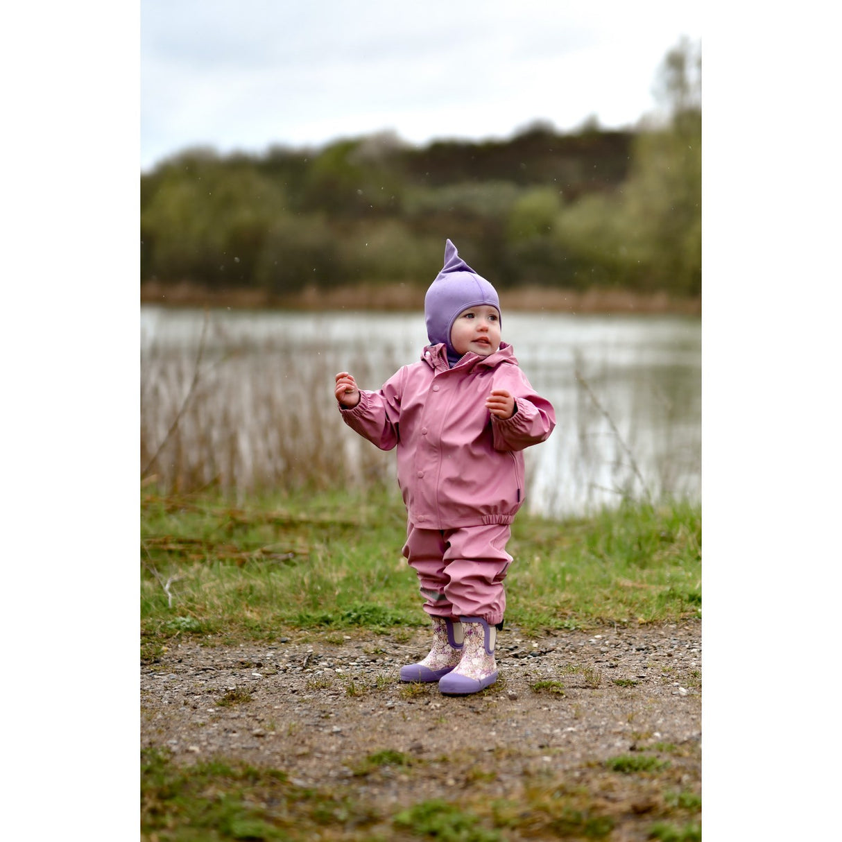 Mikk-Line Lilas No Suspenders PU Rain Recycled