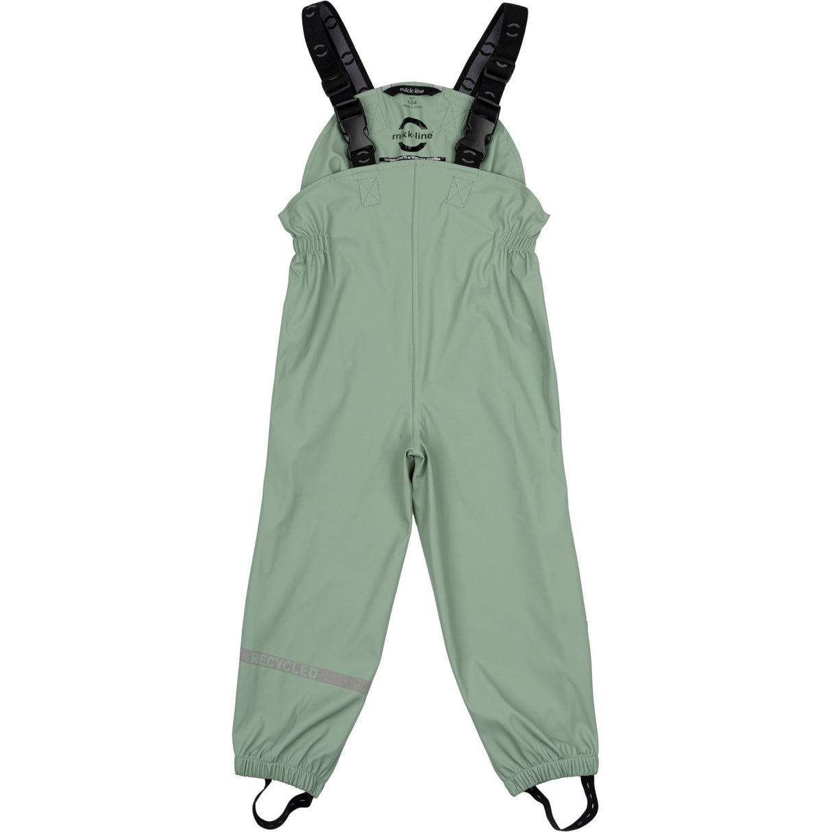 Mikk-Line Green Bay AOP Suspenders PU Rain Set