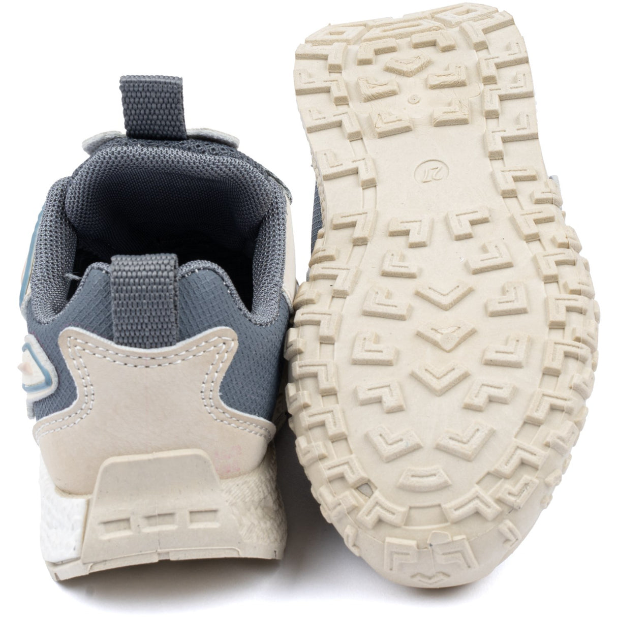 Mikk-Line Faded Denim Sneakers With Spin