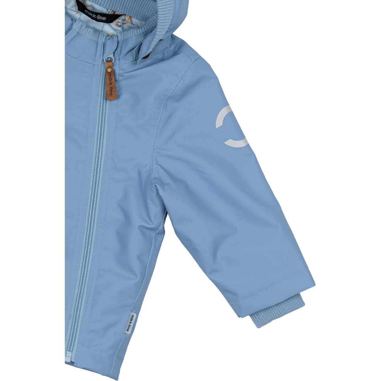 Mikk-Line Faded Denim Polyester Baby Jacket