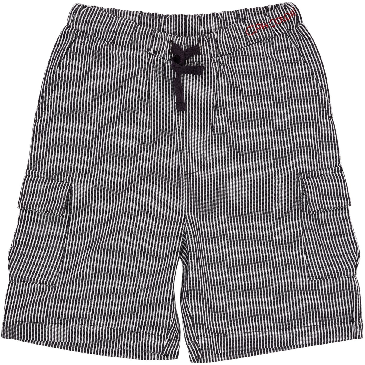 COPENHAGEN COLORS Navy Stripe Striped Pocket Shorts