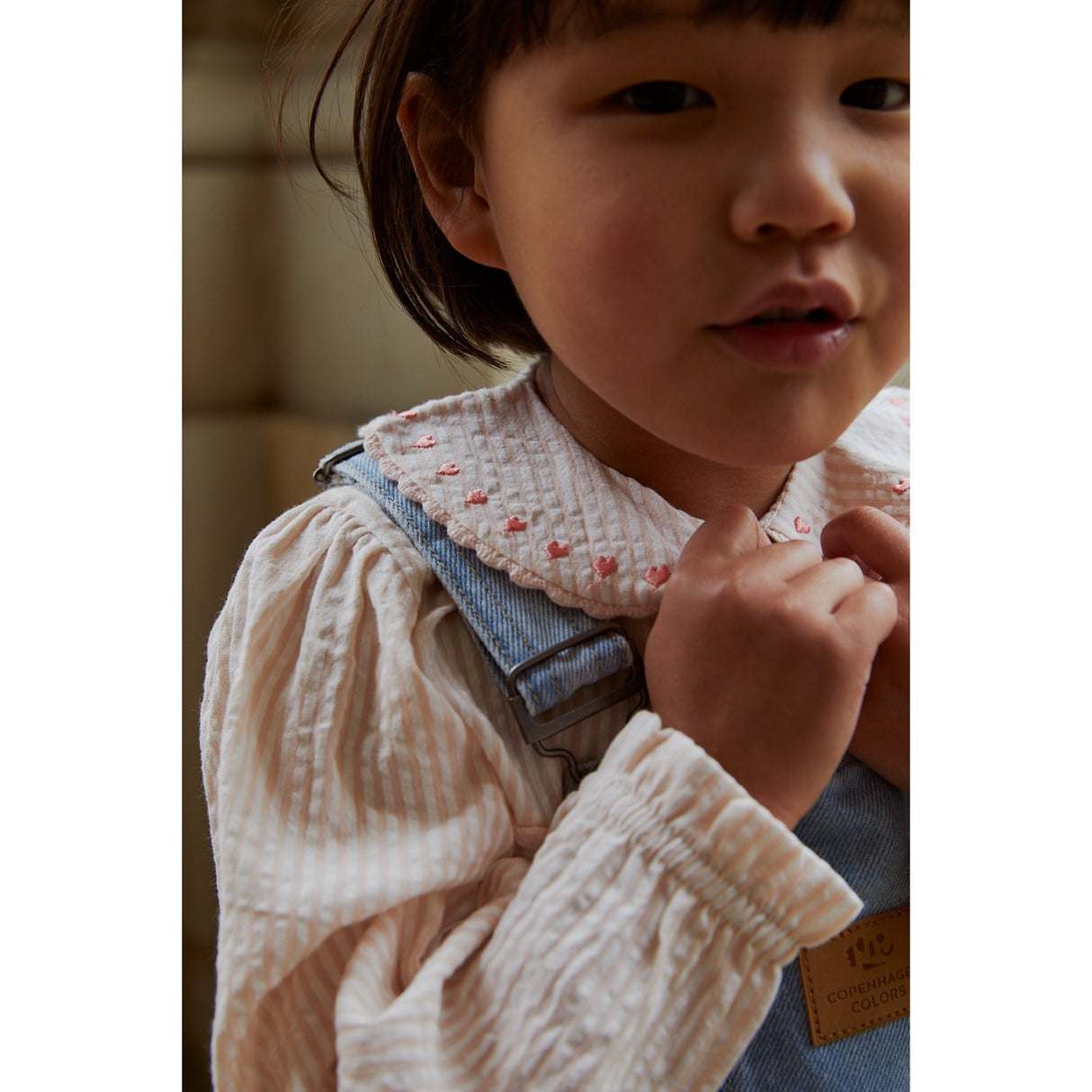 COPENHAGEN COLORS Super Lt Blue Indigo Washed Organic Overalls