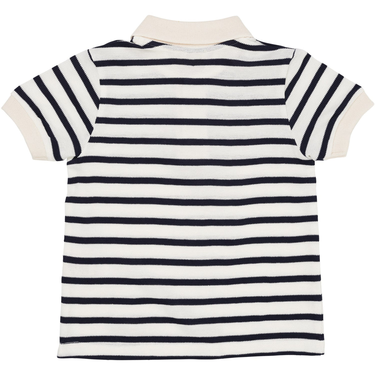 COPENHAGEN COLORS Navy Stripe Pique Stripe Poloshirt