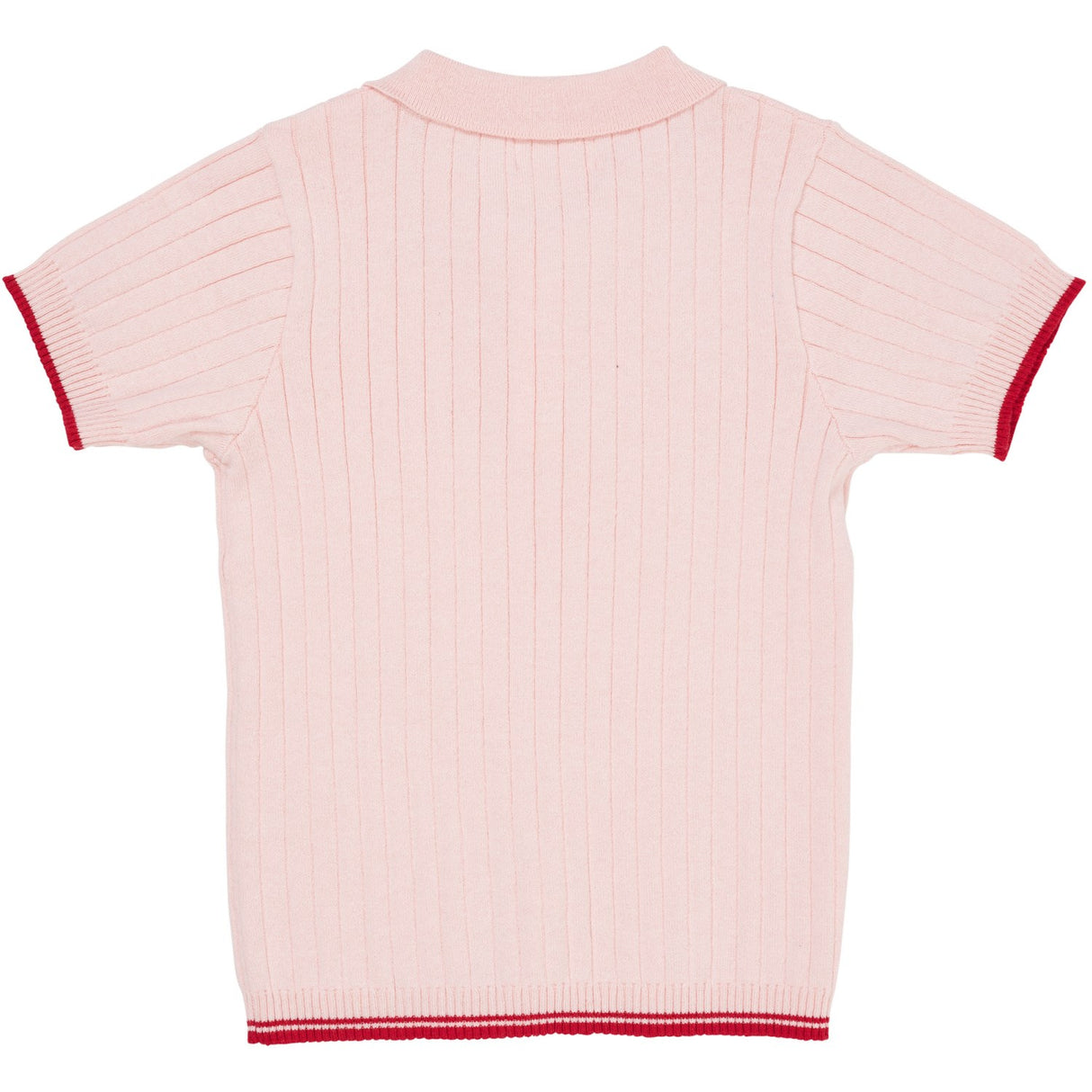 COPENHAGEN COLORS Ballerina/Berry Comb. Rib Knitted Polo