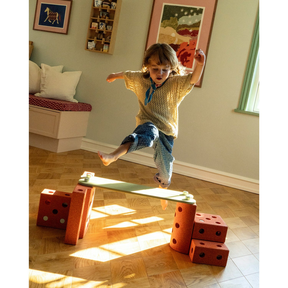 MODU Dusty Green 2x Balance Beams