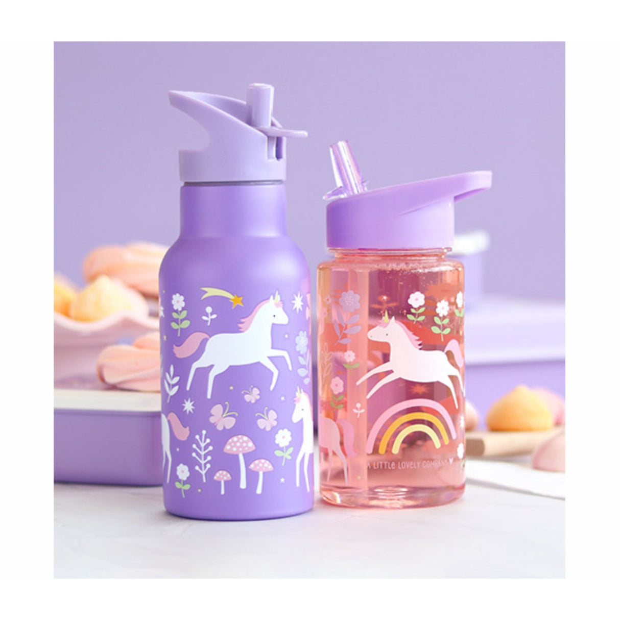 A Little Lovely Company Unicorn Dreams Stainless Steel Drink Bottle