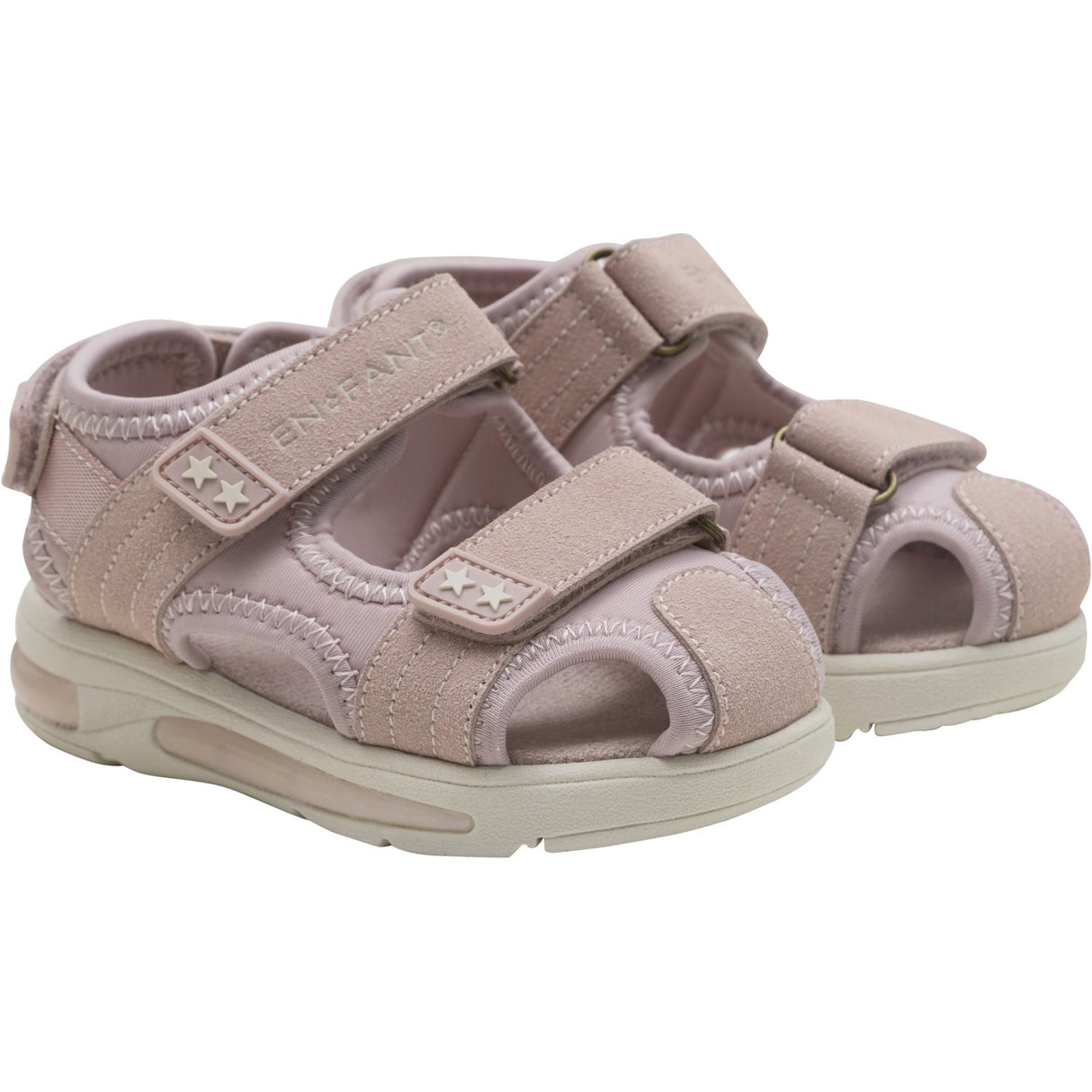 En Fant Sepia Rose Sandals Velcro