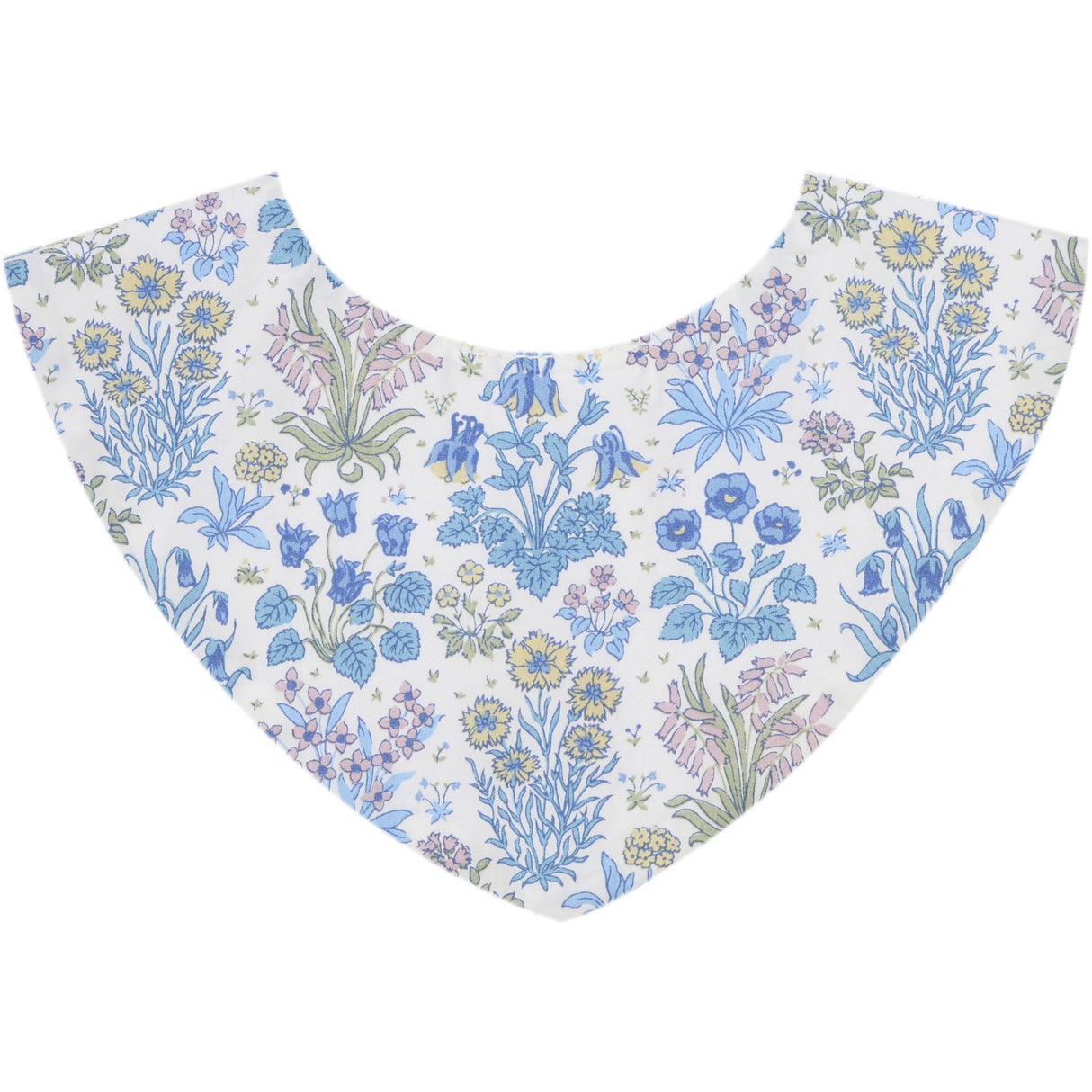 Huttelihut Soft Chambray Bib In Liberty Fabric