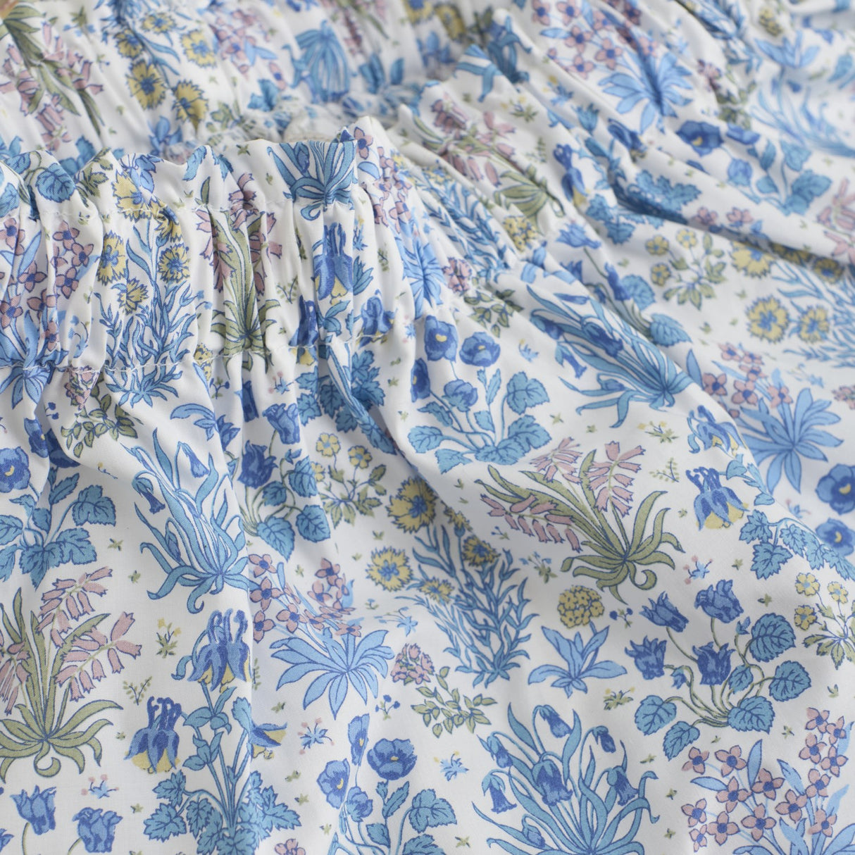 Huttelihut Soft Chambray Skirt In Liberty Fabric