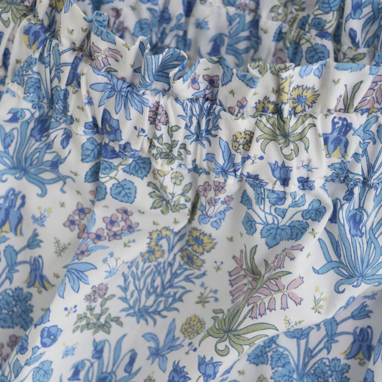 Huttelihut Soft Chambray Bloomers In Liberty Fabric