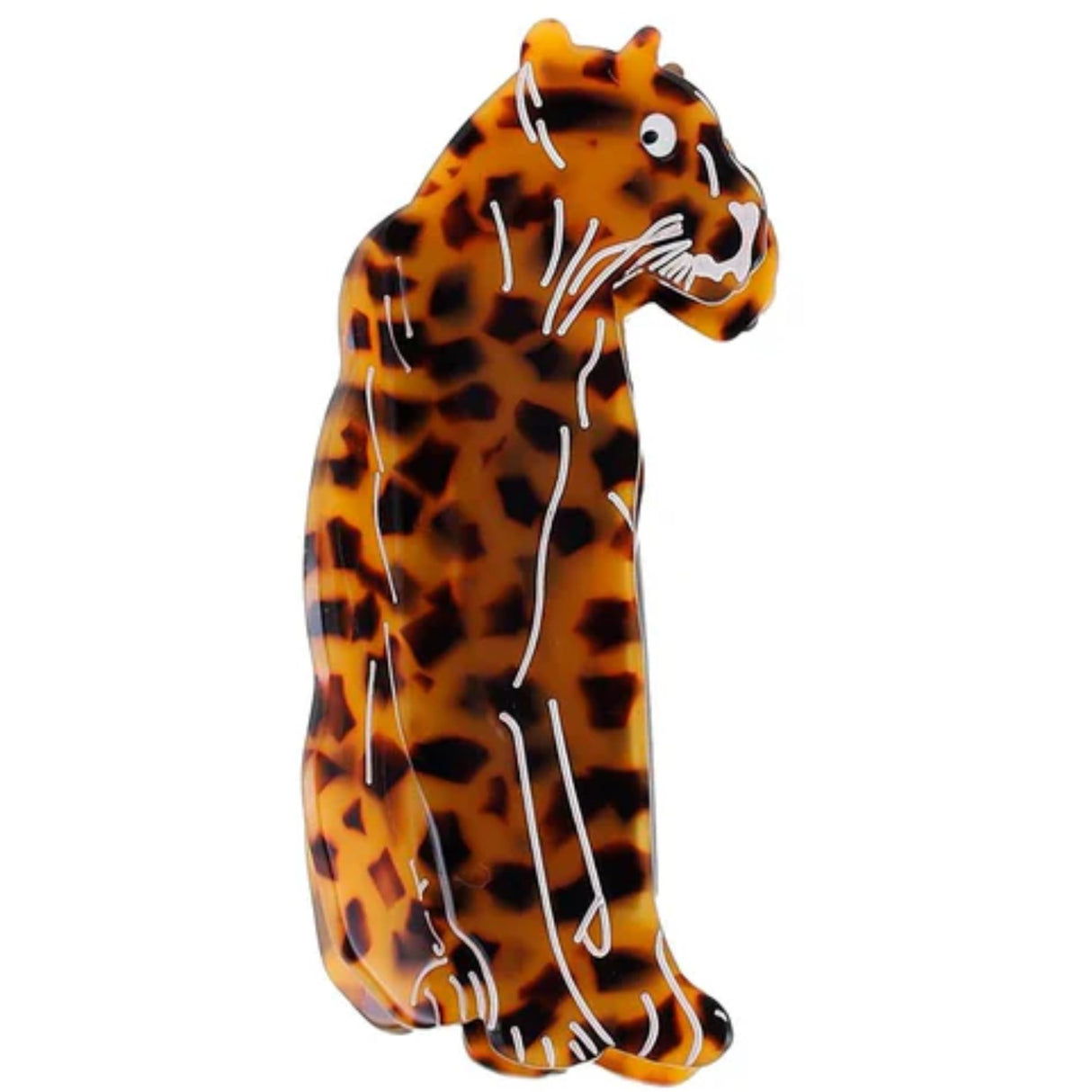 Bow's by Stær Leopard Hair Clip - Brown