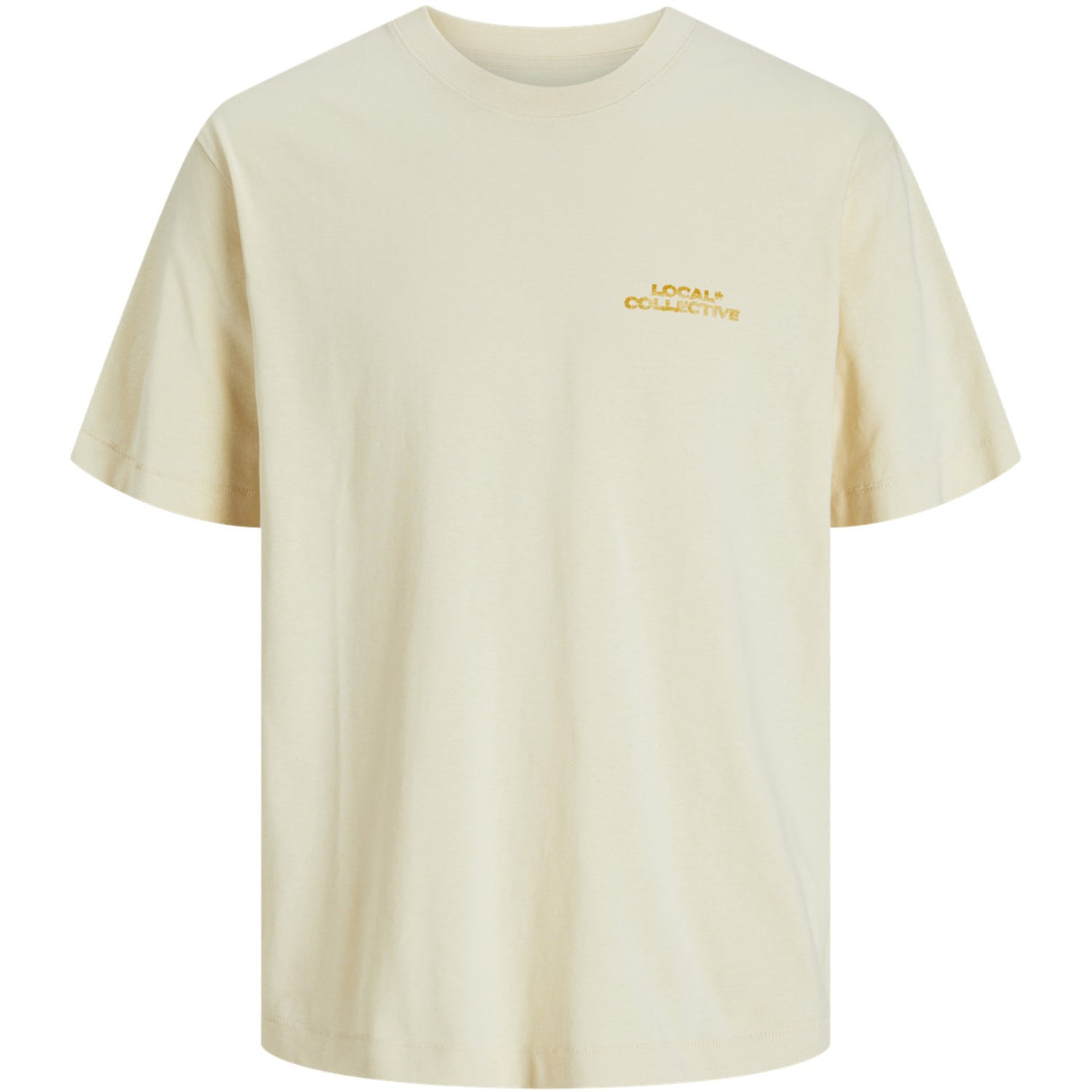 Jack & Jones Junior Antique White Retiro Back T-Shirt Crew Neck