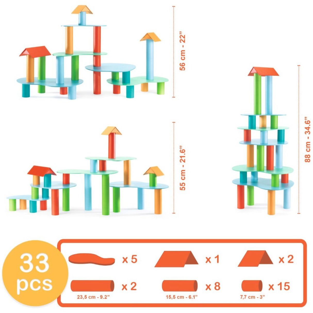 Djeco Tubolo Construction Play