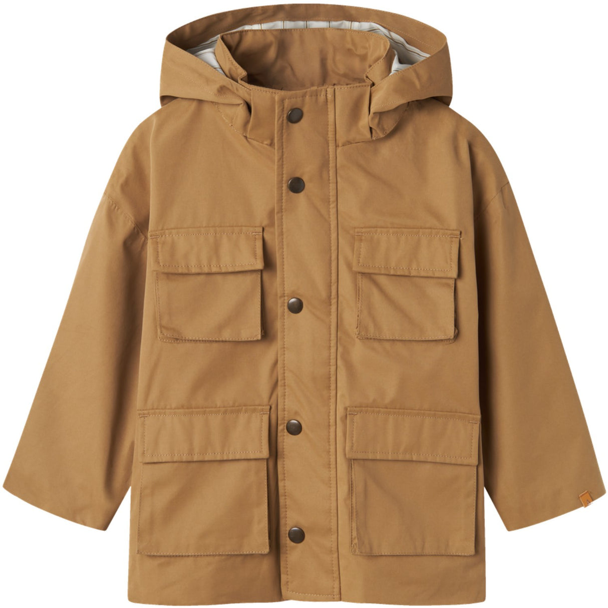 Lil'Atelier Petrified Oak Godo Long Loose Jacket Fo