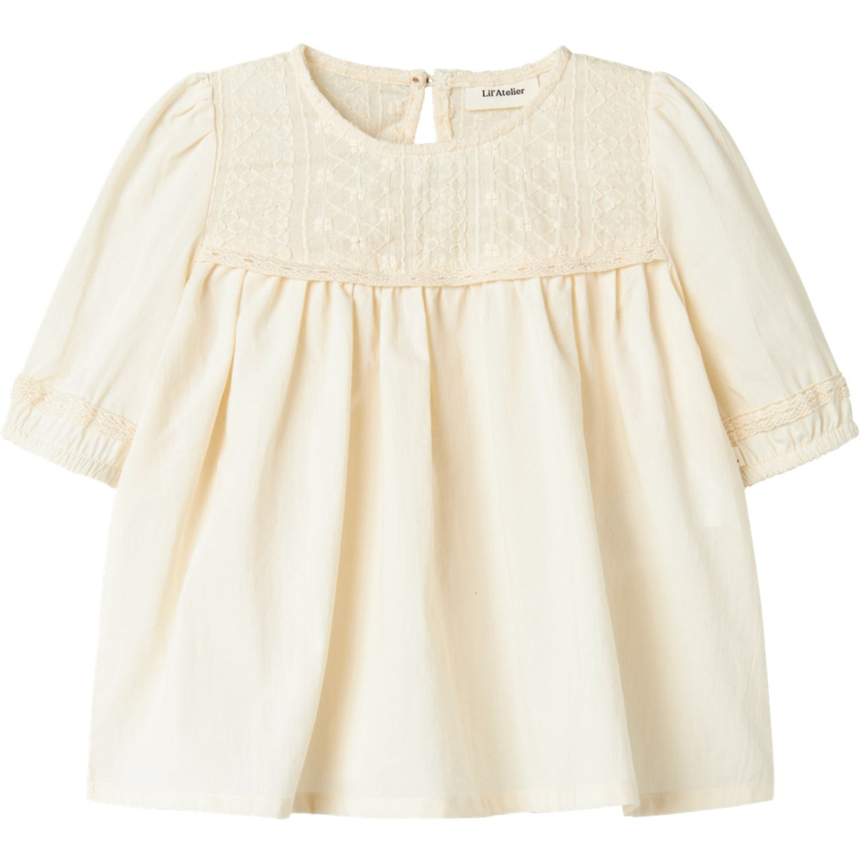 Lil'Atelier Turtledove Daisy Loose Shirt