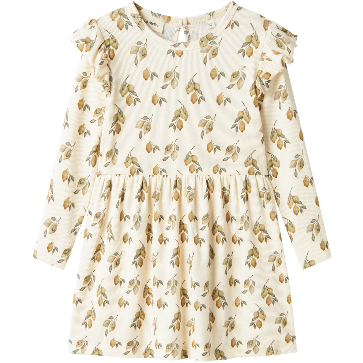 Lil'Atelier Turtledove Lemon Gavo Enk Dress