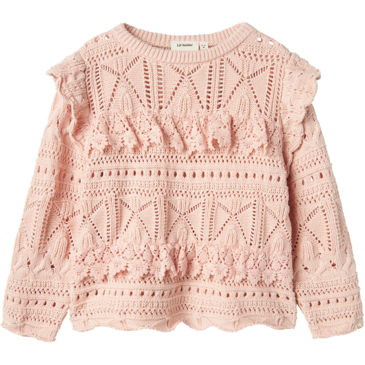 Lil'Atelier Peach Whip Damia Loose Knit