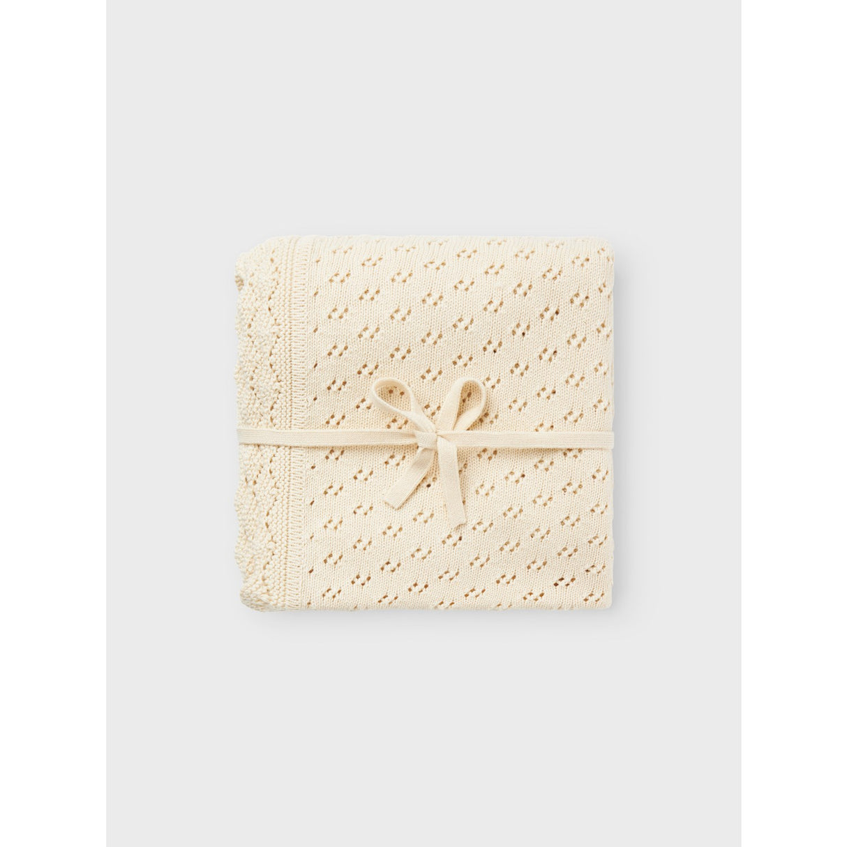 Lil'Atelier Turtledove Nilio Knit Blanket