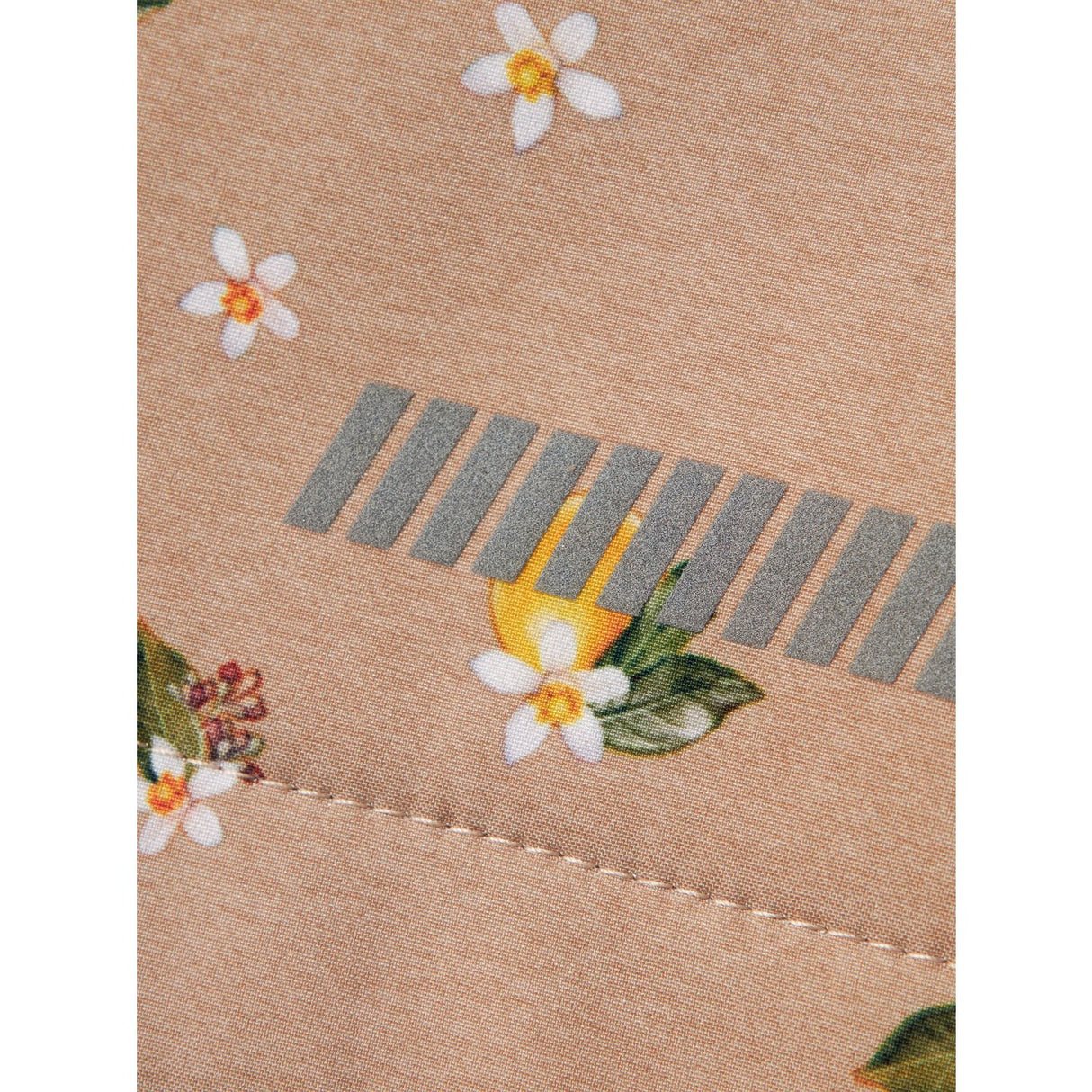 Name It Light Taupe Lemons Alfa08 Softshell A-Shape Jacket Fo