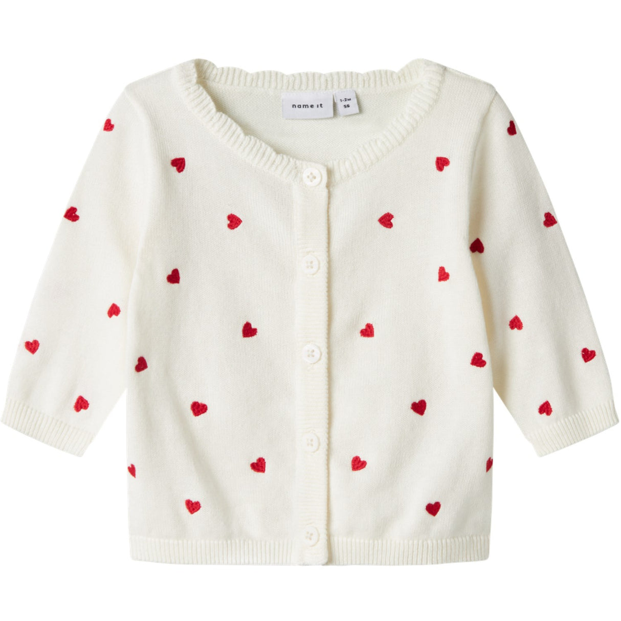 Name It Cloud Dancer Fisilly Knit Cardigan