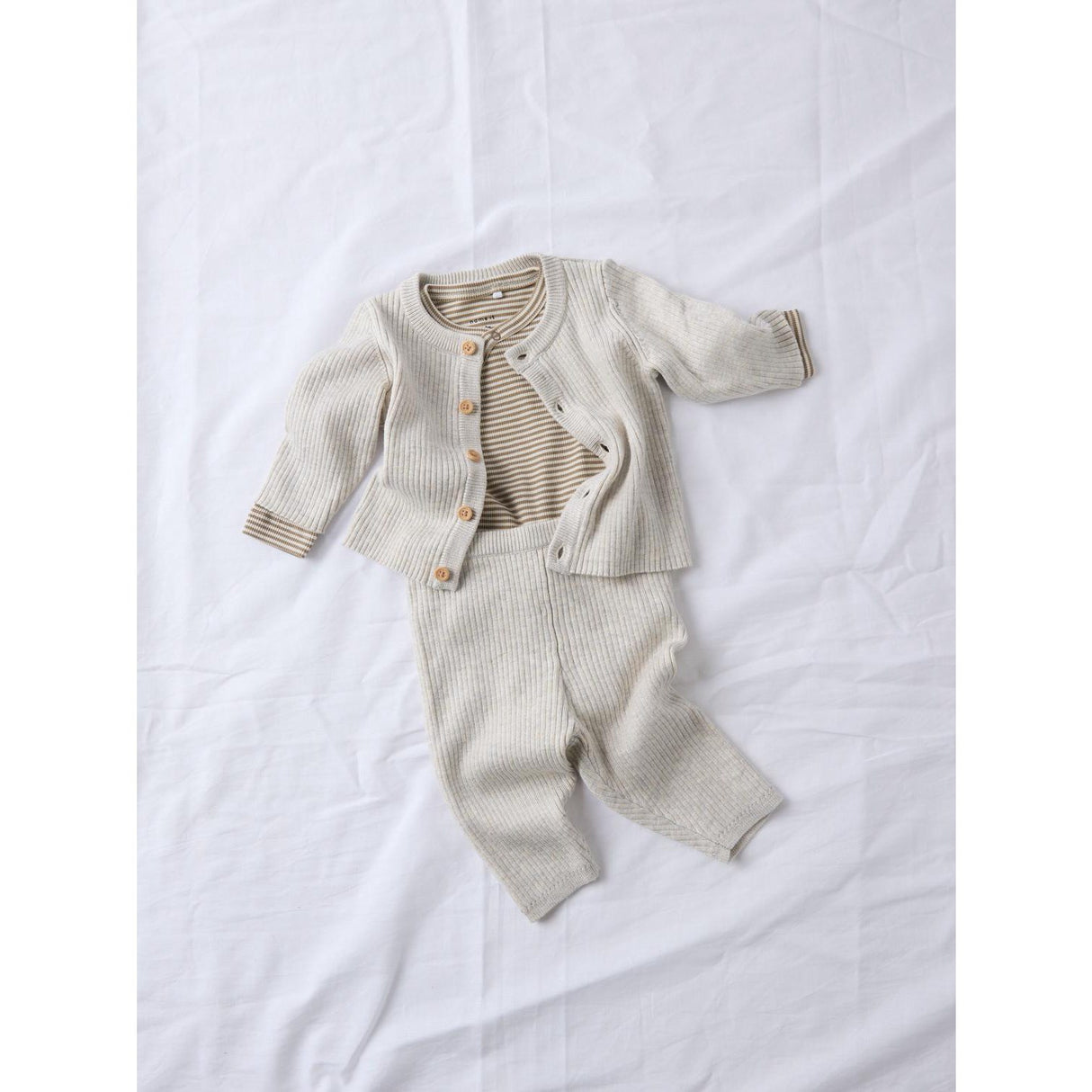 Name It Peyote Melange Obi Knit Cardigan