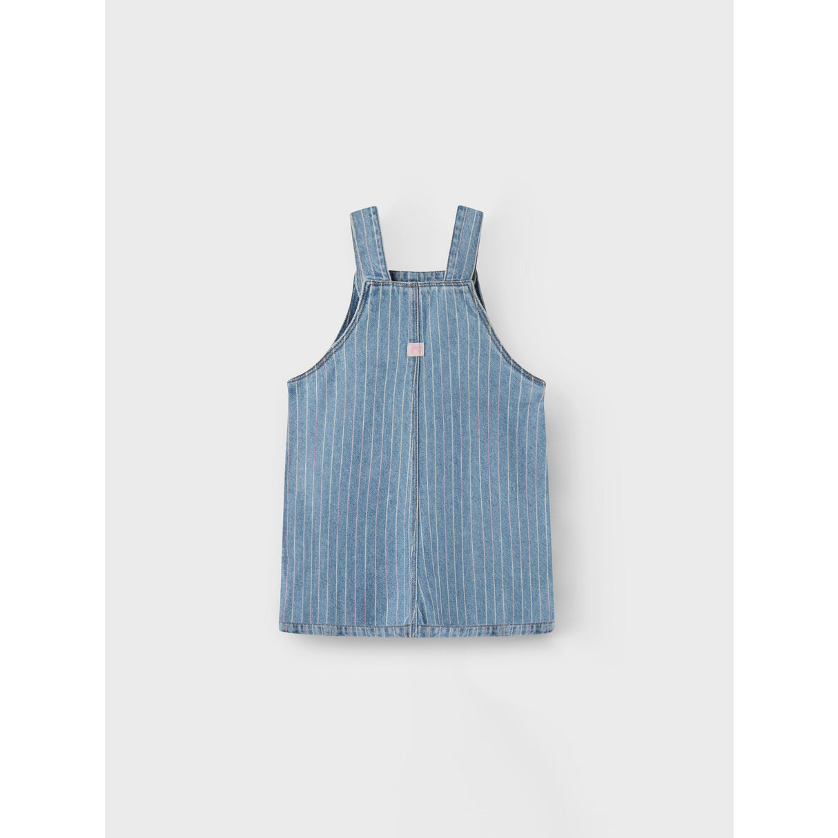 Name It Light Blue Denim Multi Macie Stripe Denim Spencer Dress