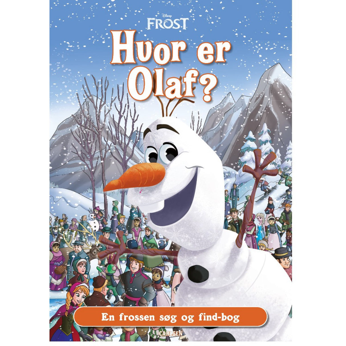 Forlaget Carlsen Hvor er Olaf? En søg And find-Book Disney