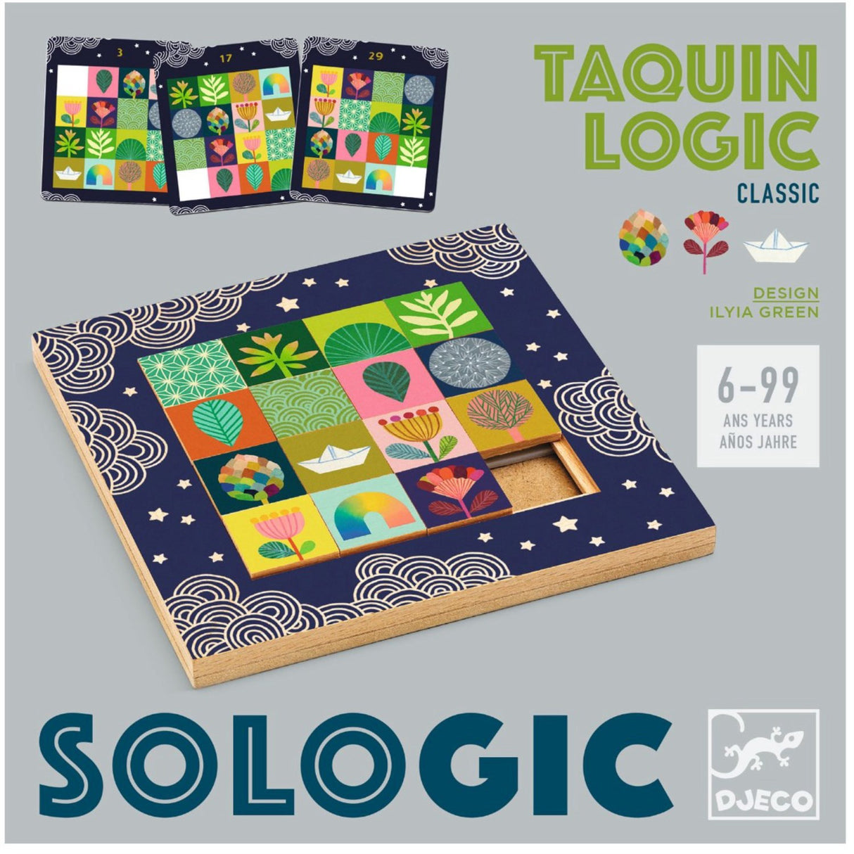 Djeco Game Sologic, Taquin Logic