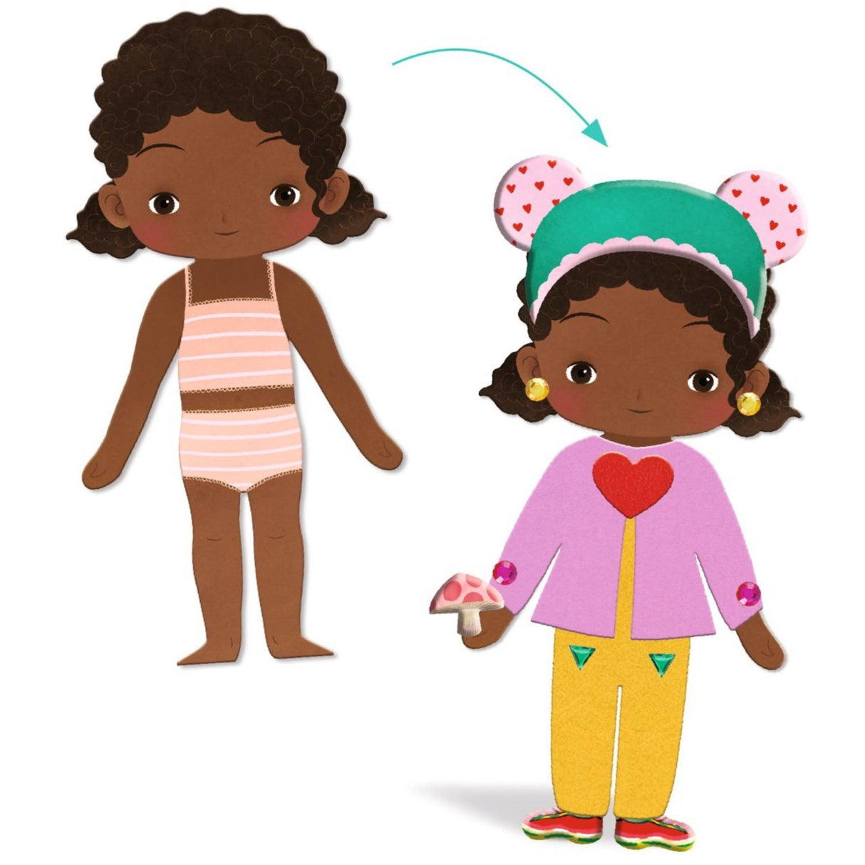 Djeco Creative Collage, Dress Up