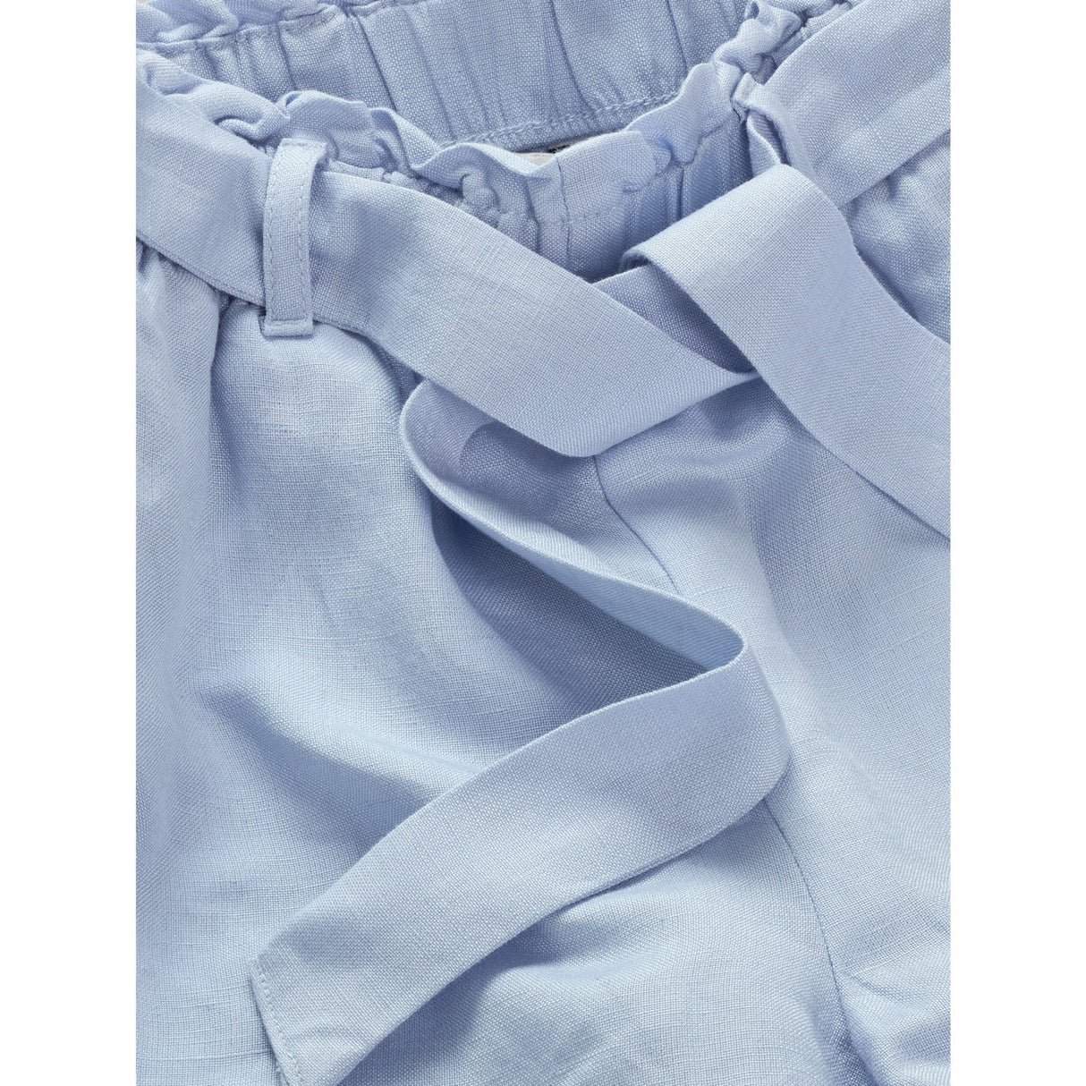 Tommy Hilfiger Breezy Blue Linen Pull On Shorts