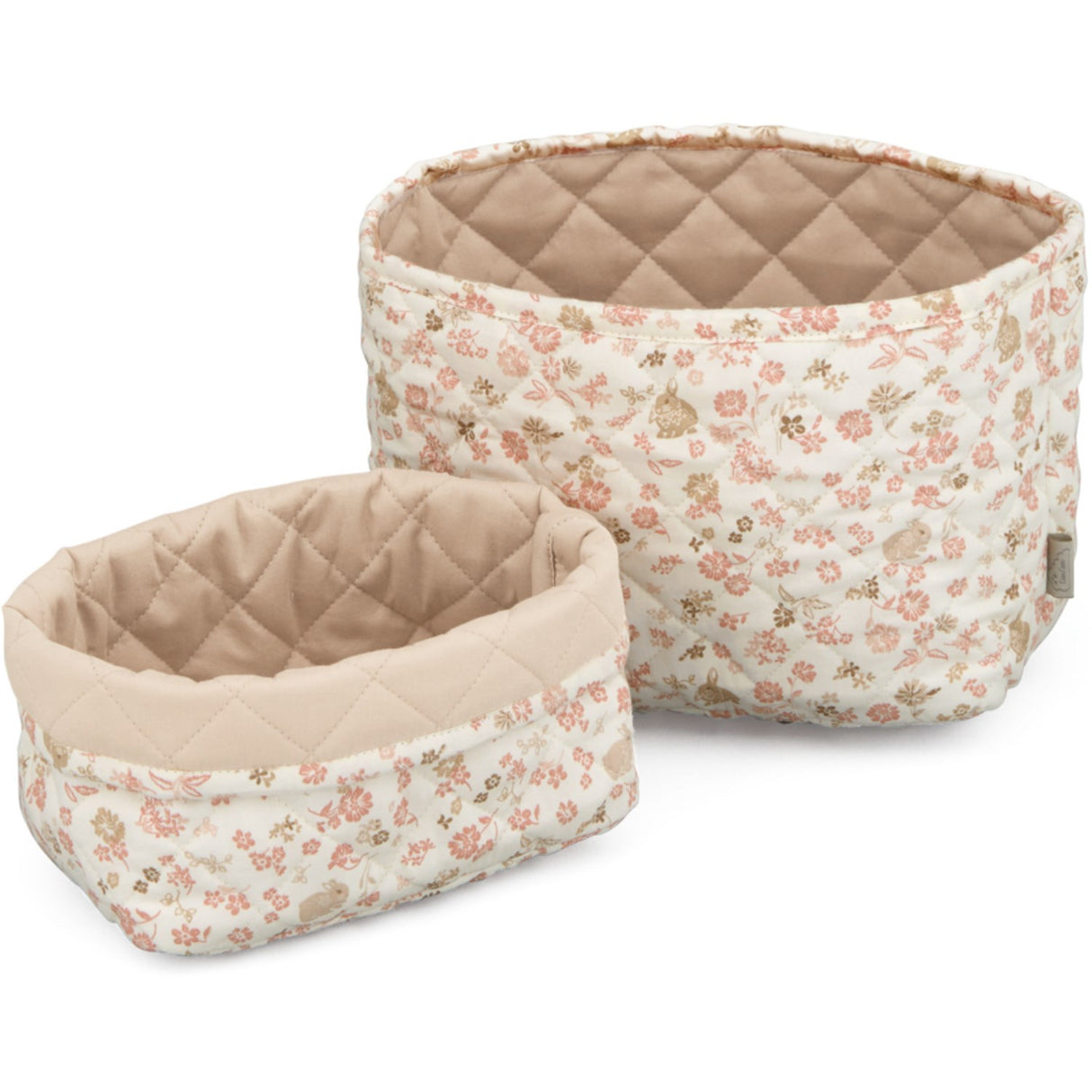 Cam Cam Copenhagen Augusta Quilted Storage Basket 2-Pack
