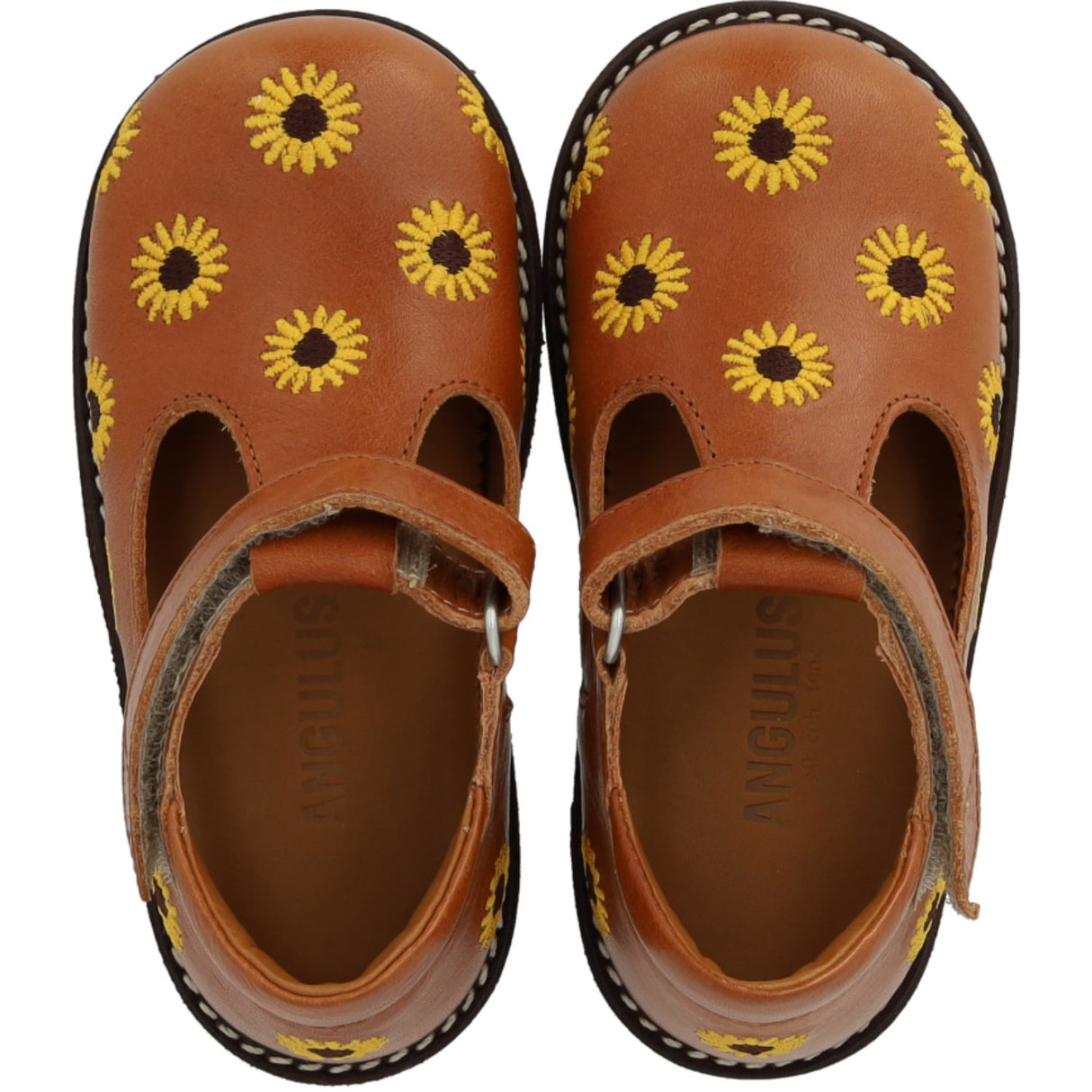 Angulus CAndnac Klassisk Beginner Mary Jane's Med Solsikkebroderi