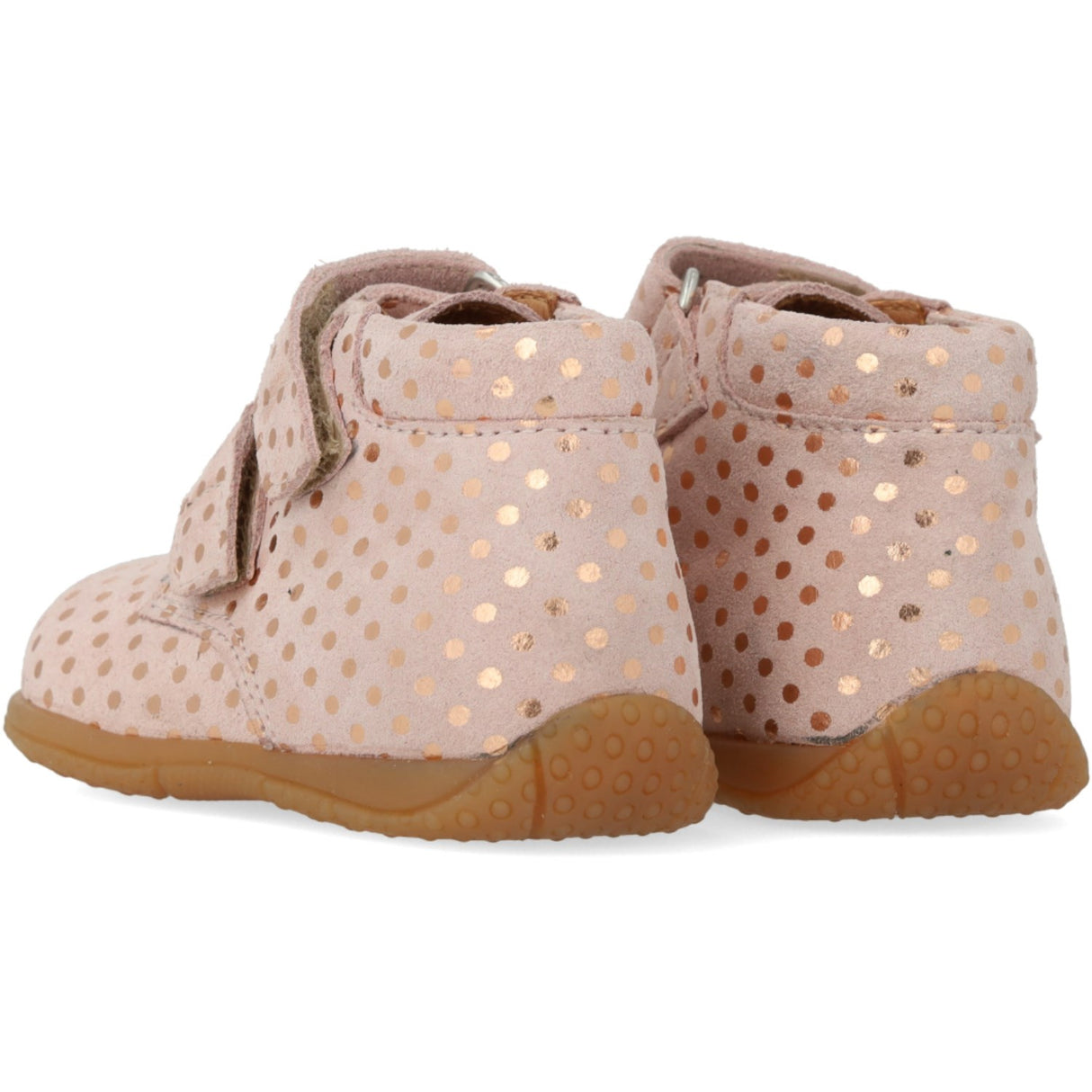 Angulus Rose Copper Dots Child's First Shoe