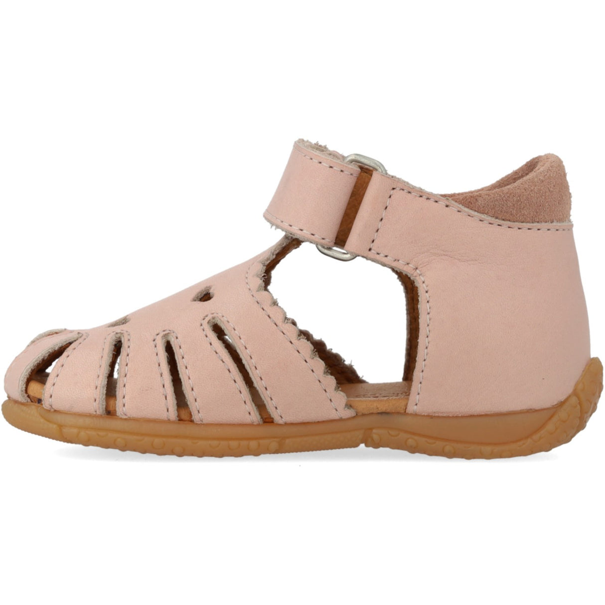 Angulus Rosebud/Rosebud Barnets Første Sandal Med Udstanset Hjertemønster