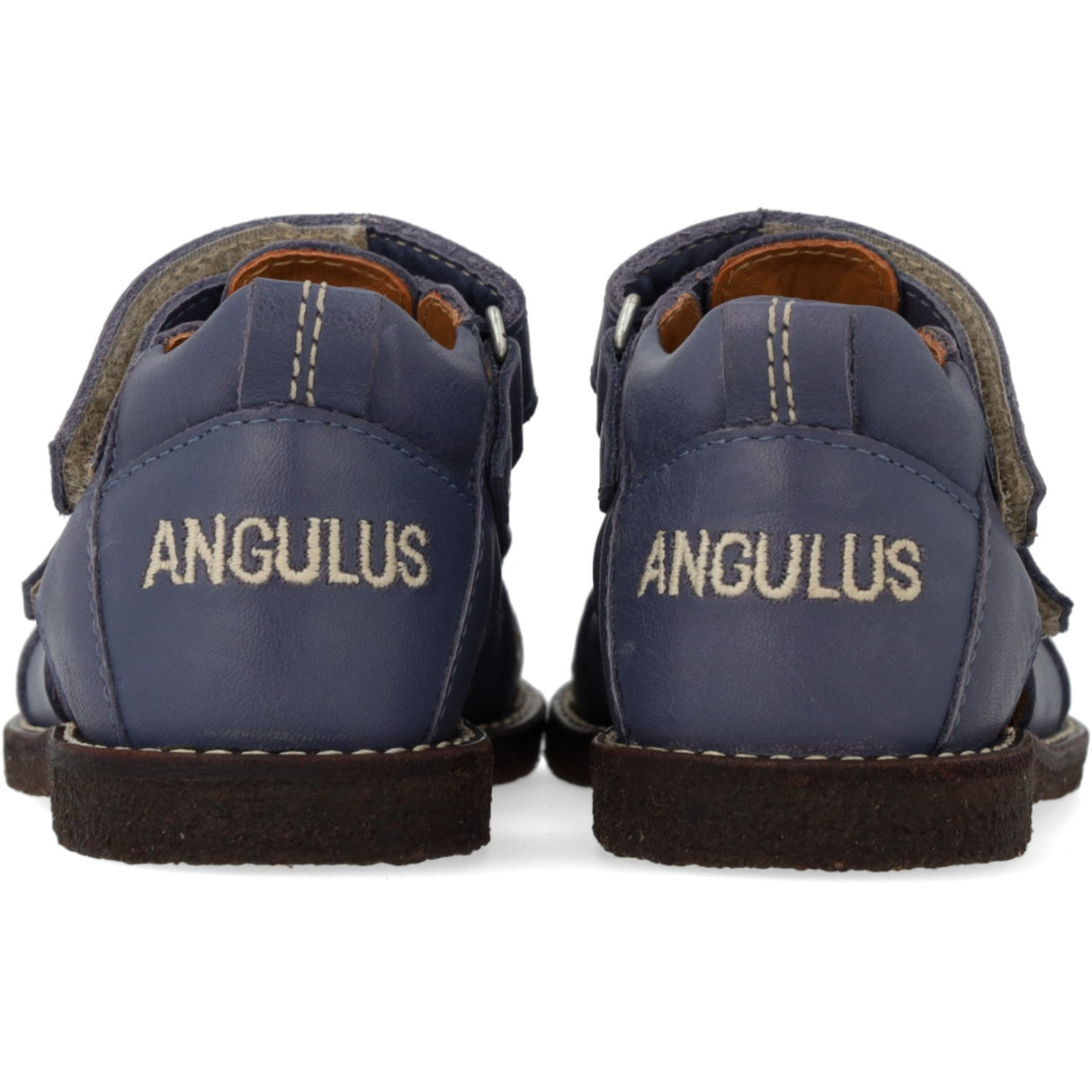 Angulus Indigo Sandal Med Stjernebroderi