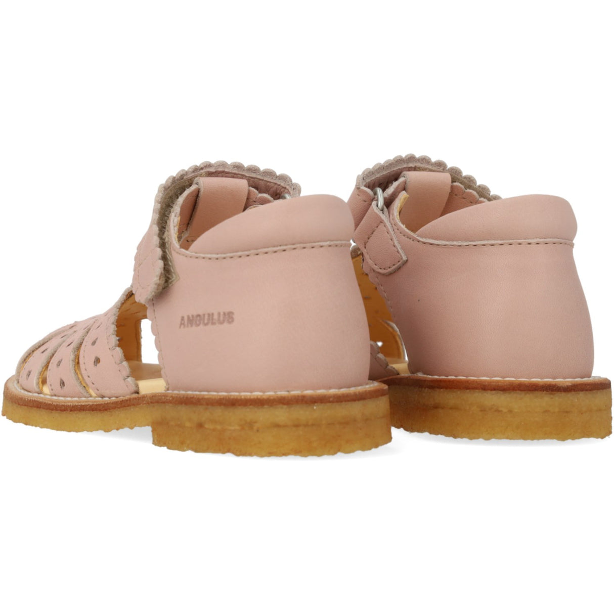 Angulus Rosebud Sandal Med Mini-Hjerter Og Velcro Closure