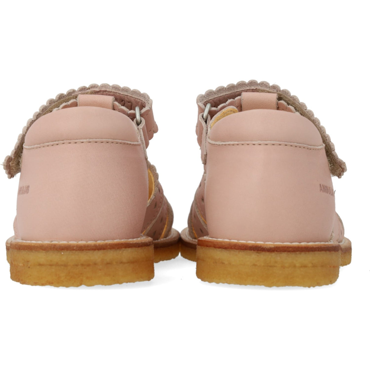 Angulus Rosebud Sandal Med Mini-Hjerter Og Velcro Closure