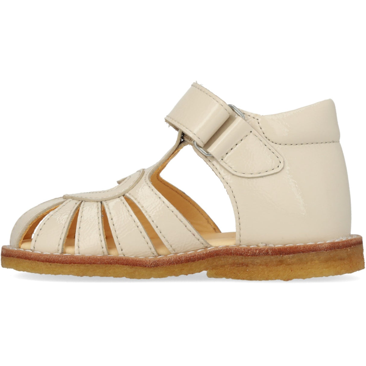 Angulus Buttermilk Beginner Hjertesandal Med Velcro Closure