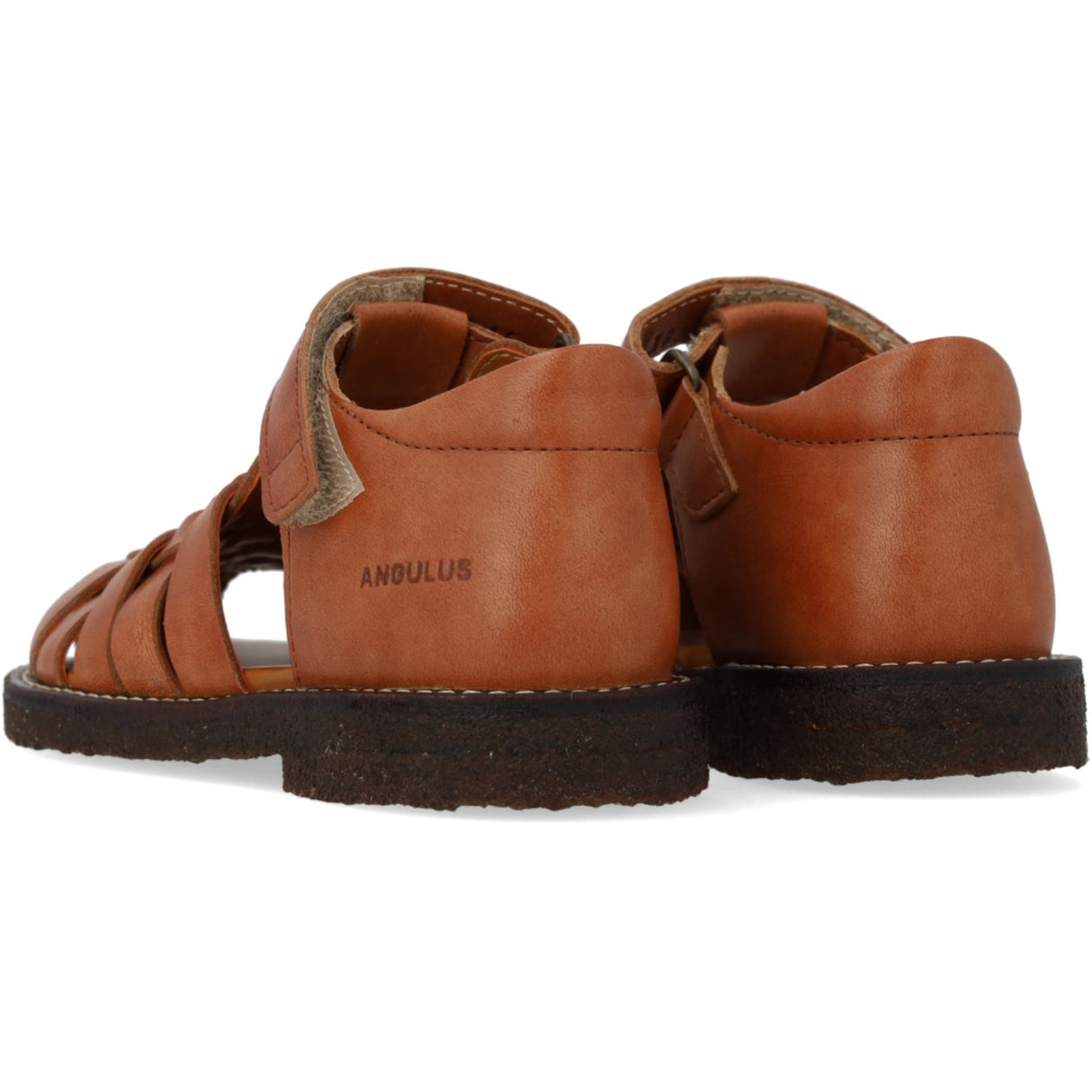 Angulus Tan Braided Leathersandal