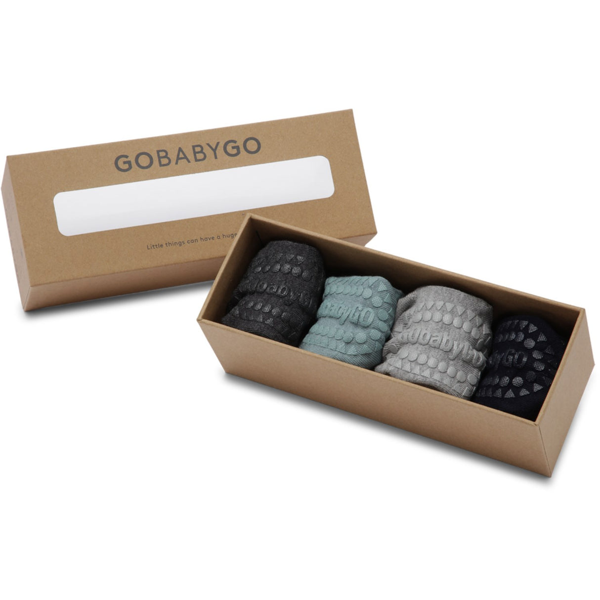 Gobabygo Grey/Blue/Blue/Grey Combo Box Bamboo