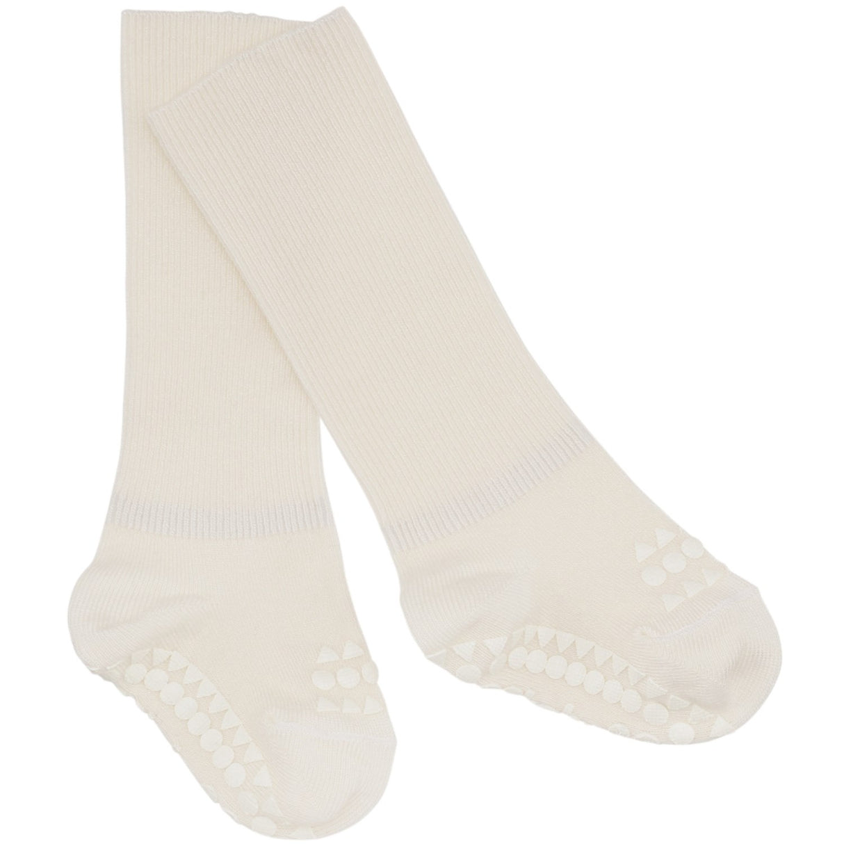 Gobabygo Off White Non-Slip Socks Bamboo