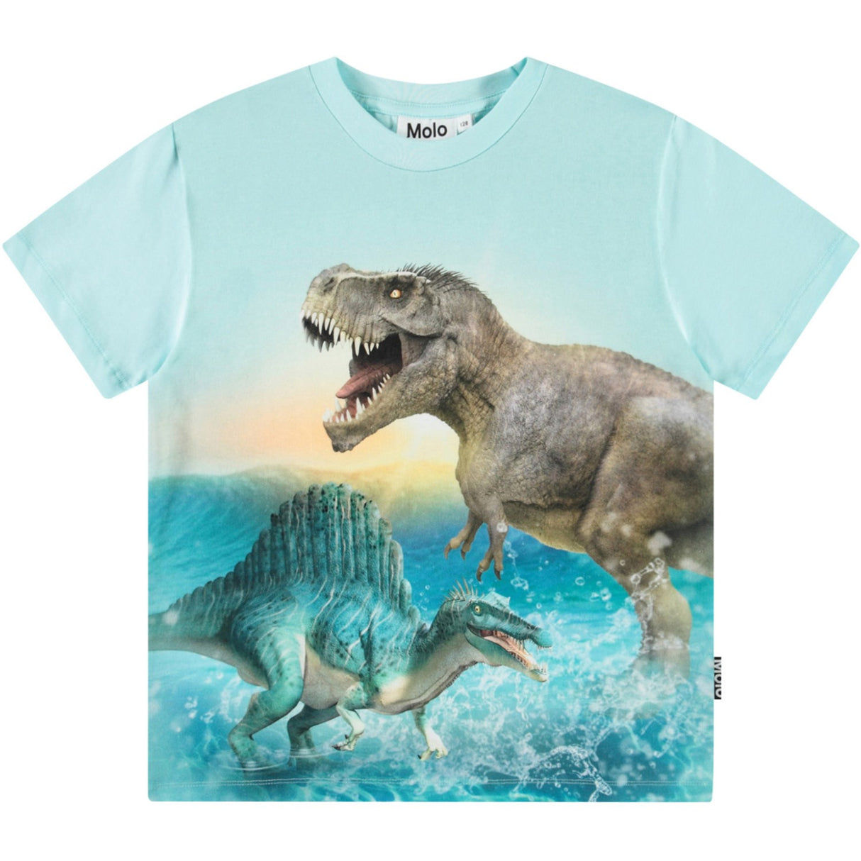 Molo Dino Splash Roxo T-Shirt