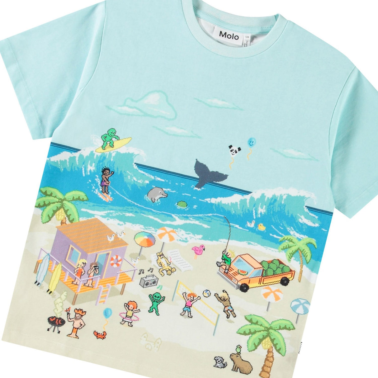 Molo Pixel Beach Riley T-Shirt